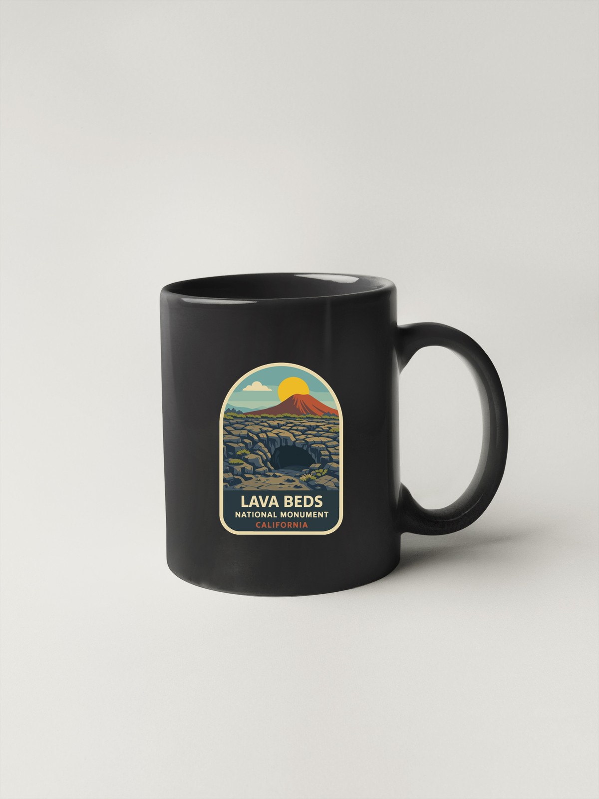 Lava Beds California Sticker Decal Vinyl Die-Cut US National Monuments Series
