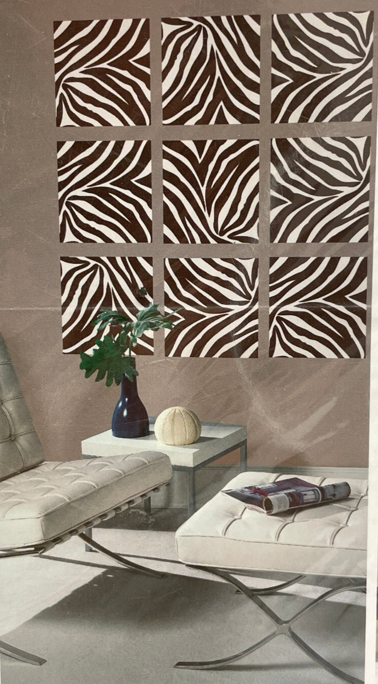 Wall Pops! "Blox animal instinct" set of 4 self-stick removeable decals