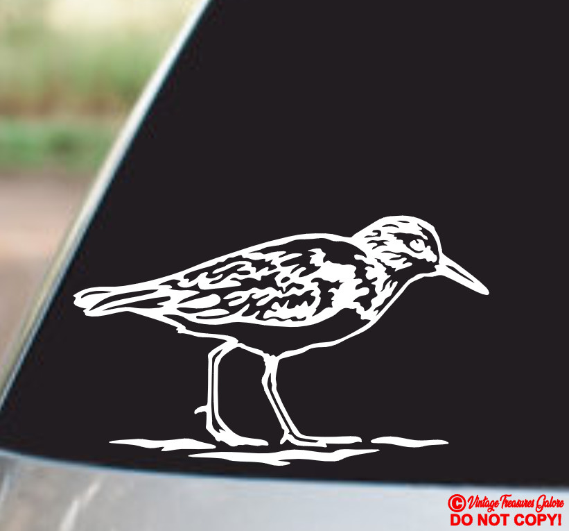 SANDPIPER BIRD Vinyl Decal Sticker Car Truck Rear Window Wall Bumper CUTE ANIMAL