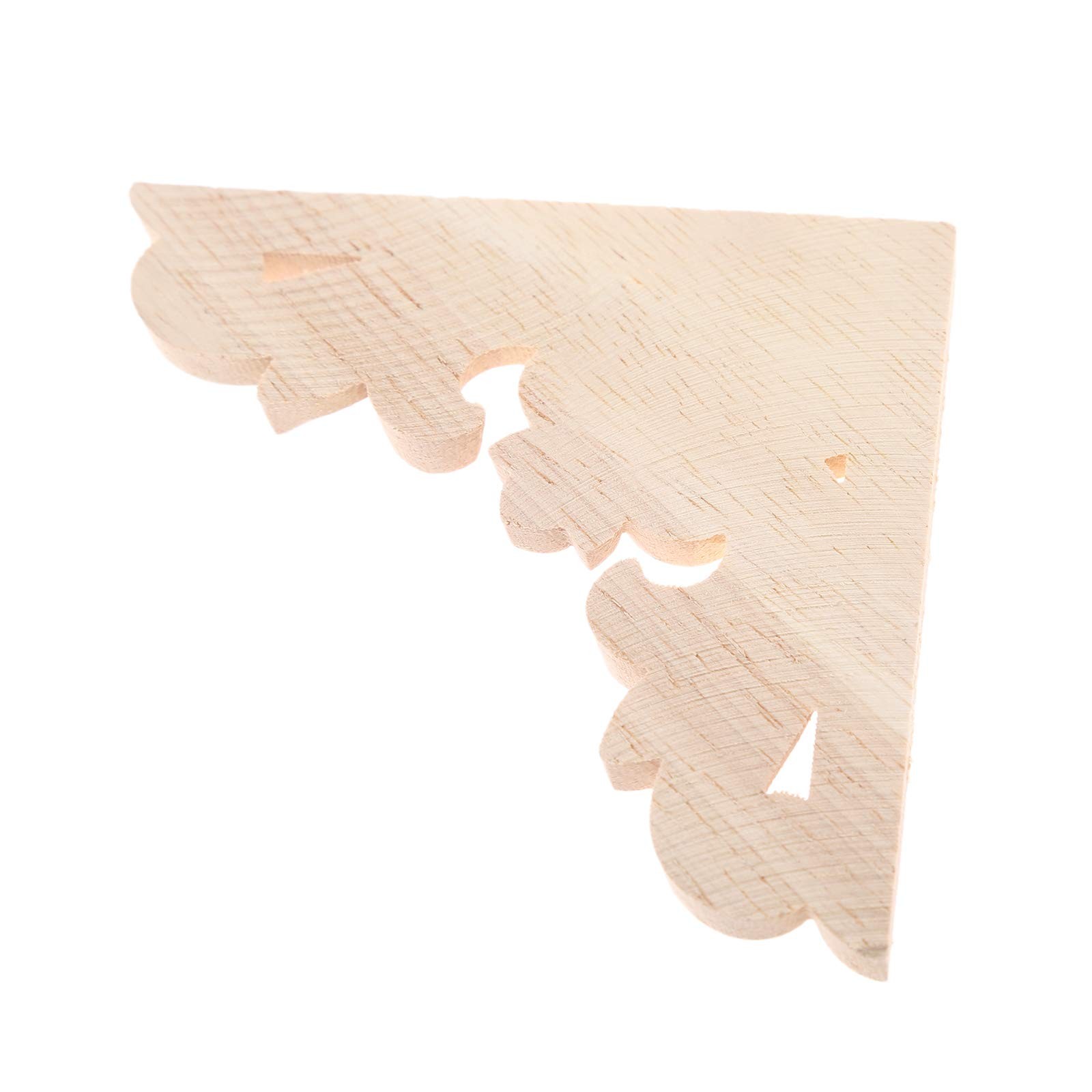 MUXSAM Furniture Applique, 2.36 x inches, Natural Wood