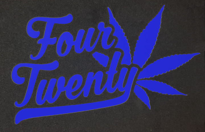 Four Twenty Decal Vinyl Sticker CNC Heavy Duty 420 ~ Free FAST shipping! ~