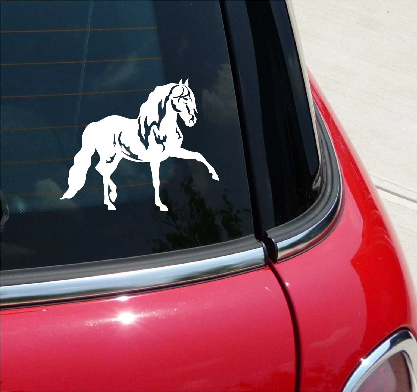 ANDALUSIAN HORSE HORSES ANDALUSIANS GRAPHIC DECAL STICKER ART CAR WALL DECOR