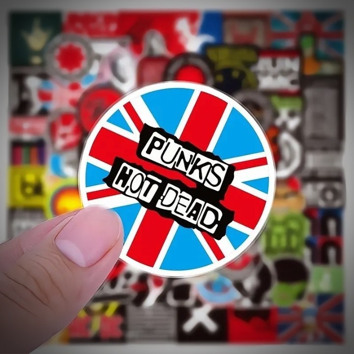 300pcs Rock Band Logo Stickers Decal Lot Punk Vinyl Music Heavy Metal Laptop USA