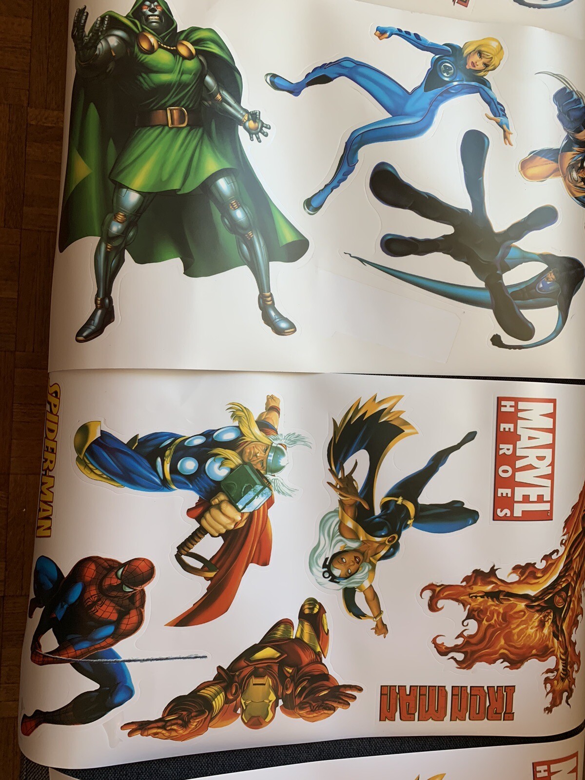Marvel Superheroes Avengers Wall Decals—SEE Pics & Description—BRAND NEW!