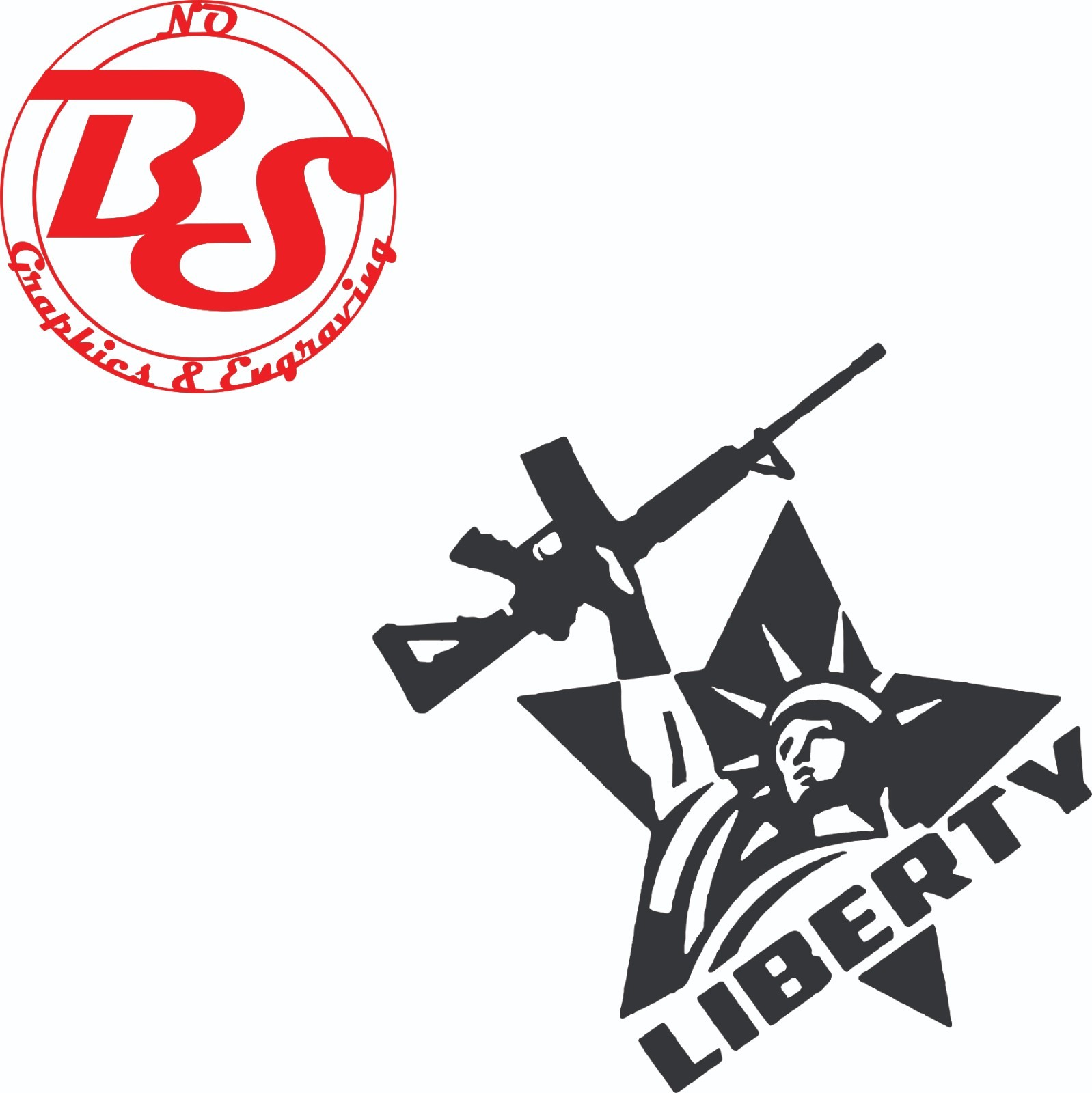 6" Size Matters Vinyl Decal America 2A Gun Sticker Funny XxX Racing Mancave noBS