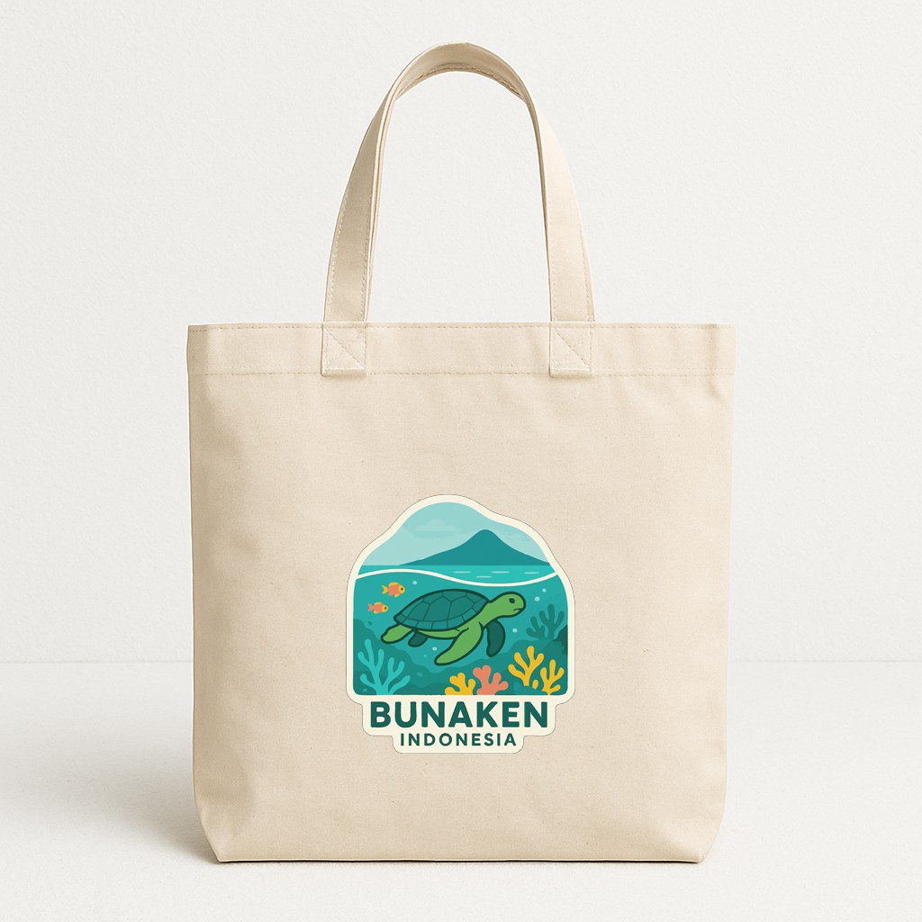 Bunaken Indonesia Iron On Heat Transfer Vinyl HTV Die-Cut World National Parks