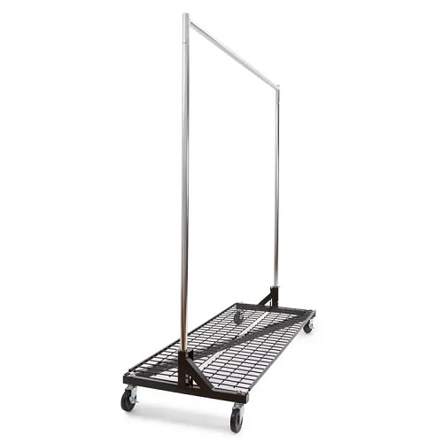 Econoco RZK8SLFB Foldable Wire Shelf For Industrial Z-racks With Bolted Base
