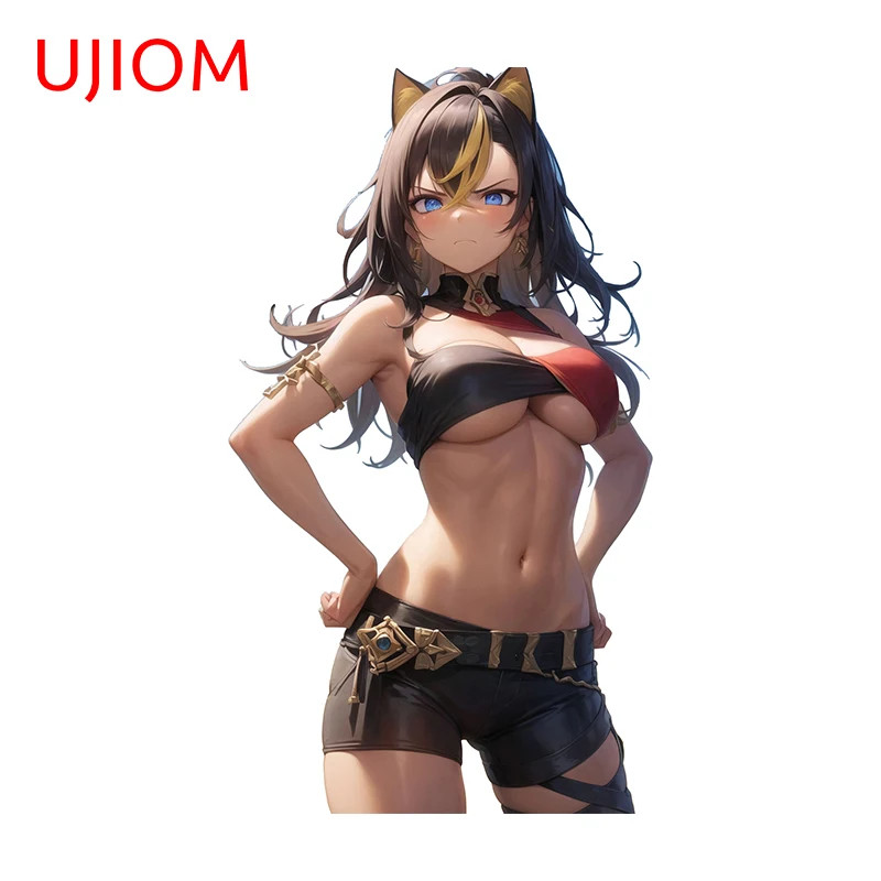 UJIOM 13cm Genshin Impact Dehya Adorable Wall Sticker Fashionable Wallpaper
