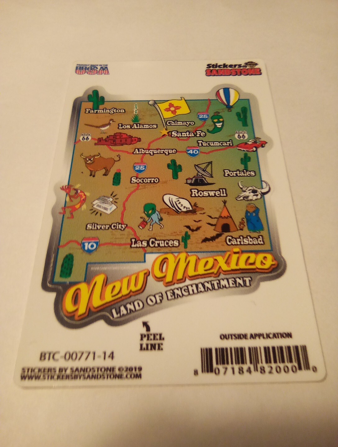 NEW MEXICO LANDMARK LOGO STICKER GREAT FOR ANY COLLECTION NEW!