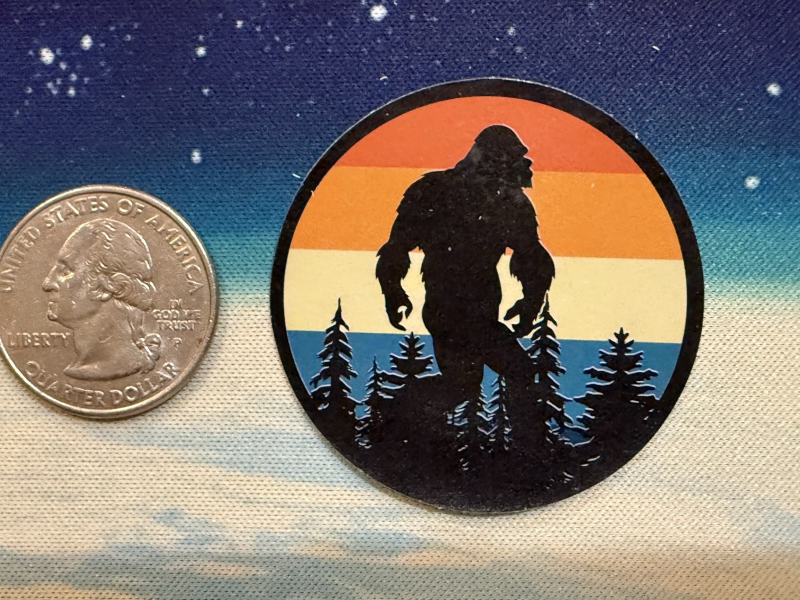 Outdoors Hiking Camping Adventure Nature Mountain Forest Trail Sticker Decal