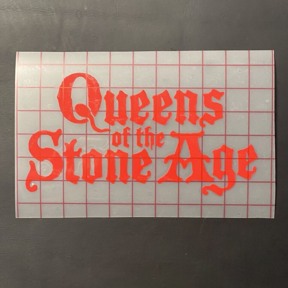 Queens Of The Stone Age Car Decal Vinyl Band Logo Glossy Bumper Sticker Alt Rock