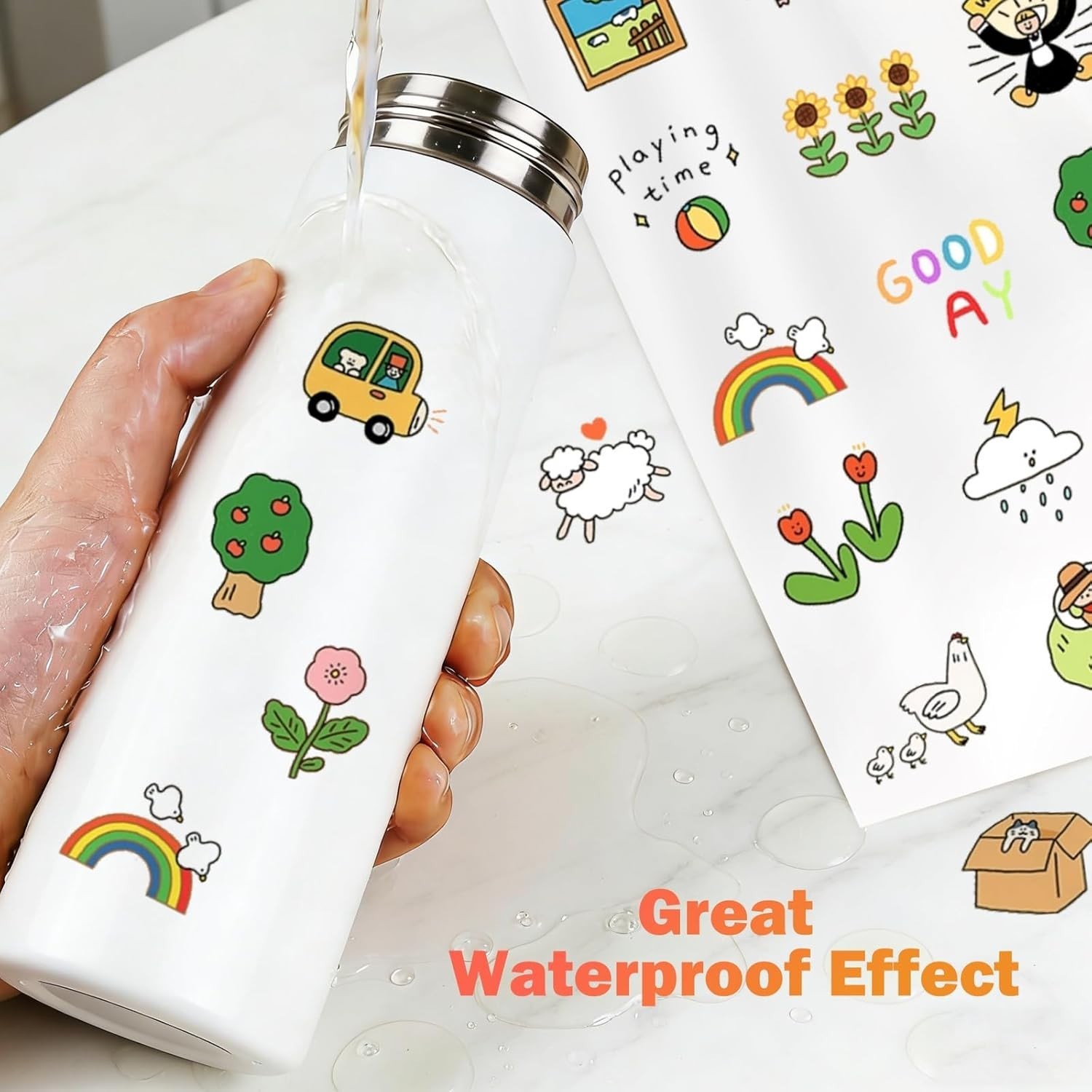 30 Sheets Printable Vinyl Sticker, Vinyl Glossy White Waterproof Sticker,Sui…