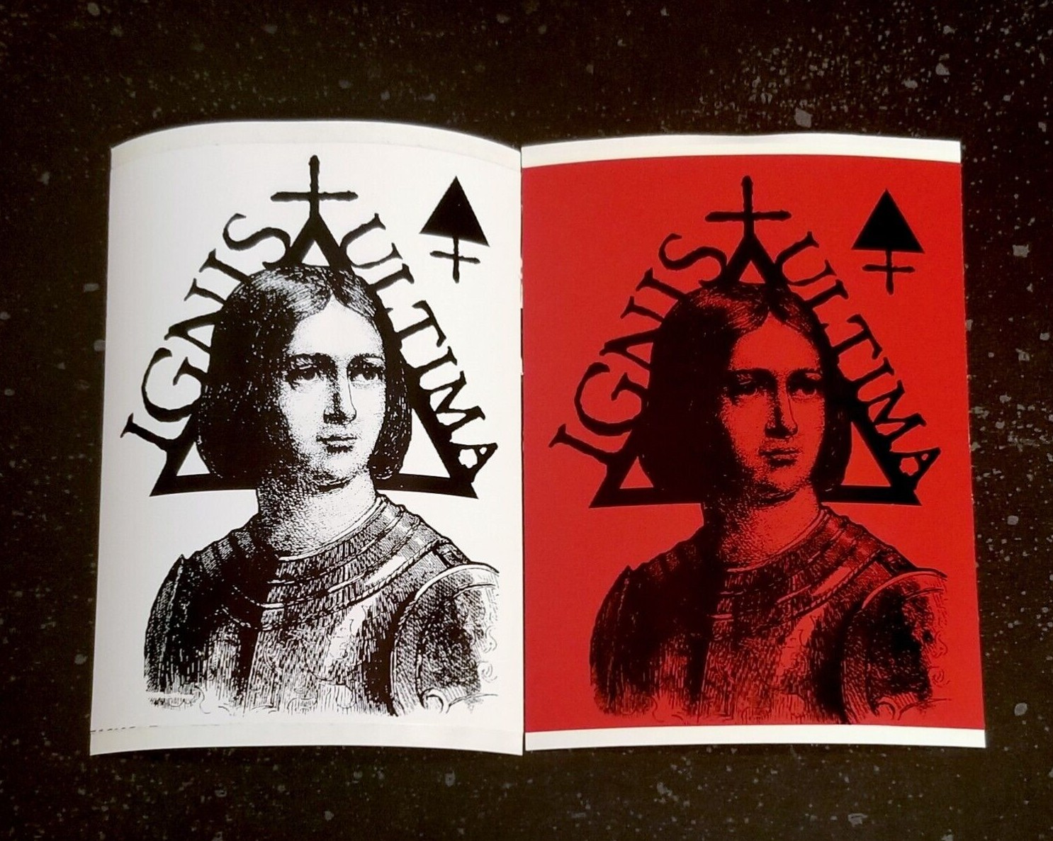 ♆ Joan of Arc 5 x 4" Waterproof Vinyl Sticker [💪 HQ Durability!] Occult Goth