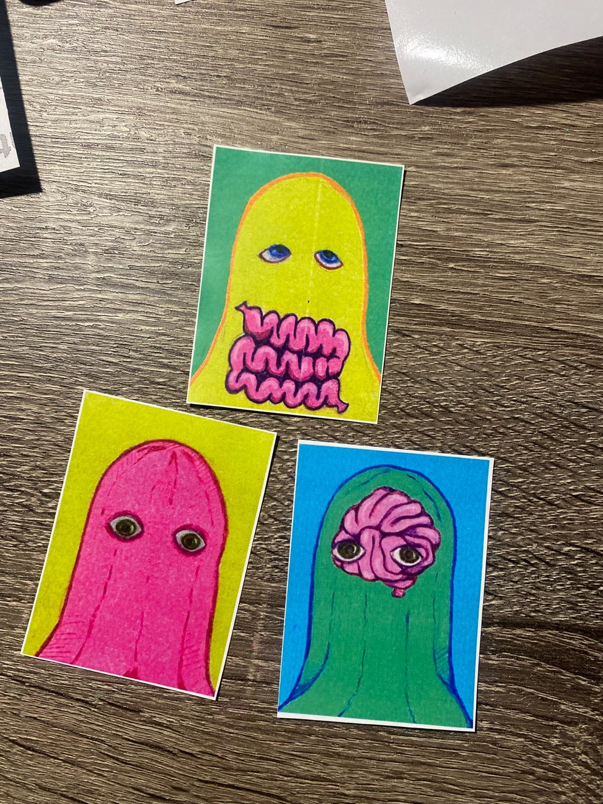 Ghost Vinyl Stickers (2.25 x 3 in.), Matte Finish, Waterproof