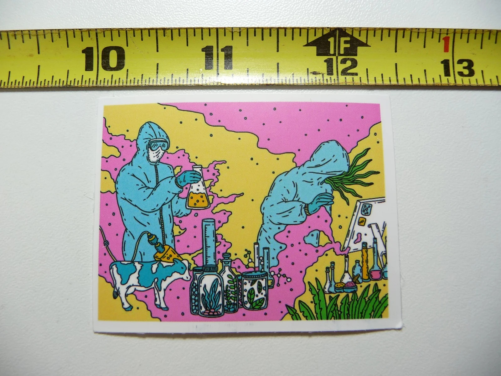 SCIENCE EXPERIMENTS RESEARCH LAB LABORATORY SMALL STICKER DECAL SCHOOL COLLEGE