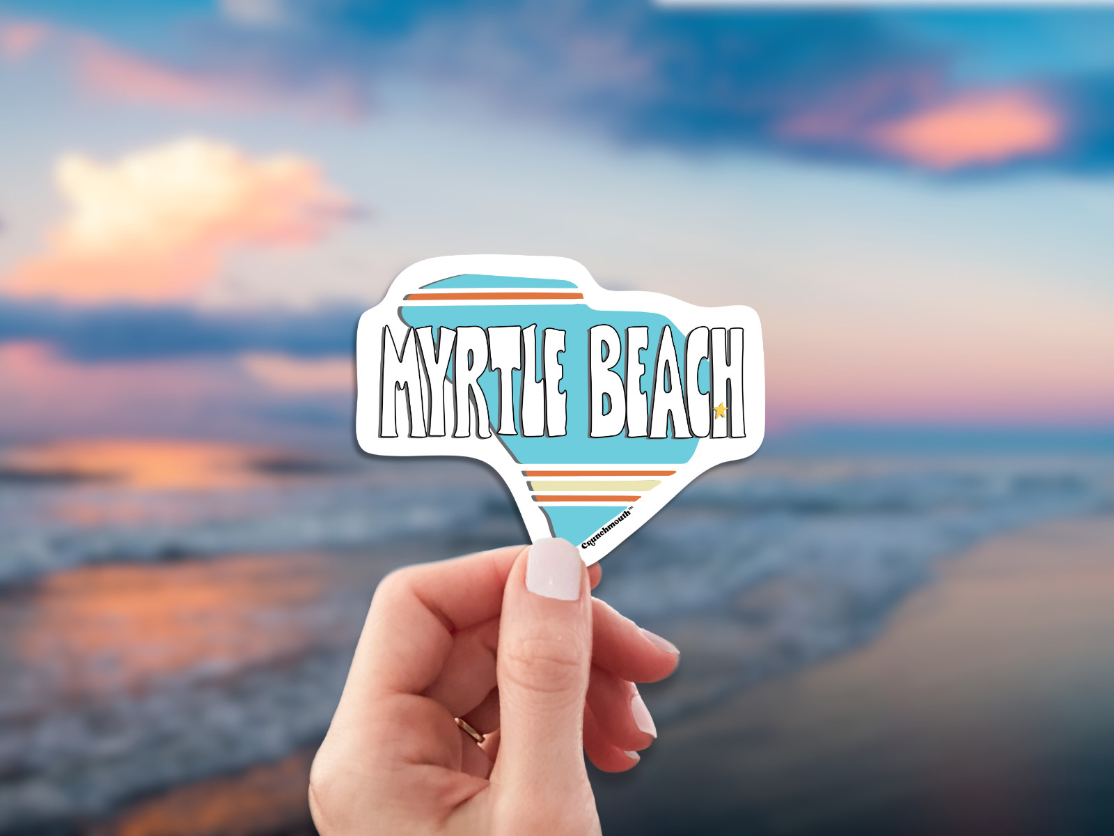 Myrtle Beach | South Carolina SC | Laptop Decal | VARIATIONS AVAILABLE