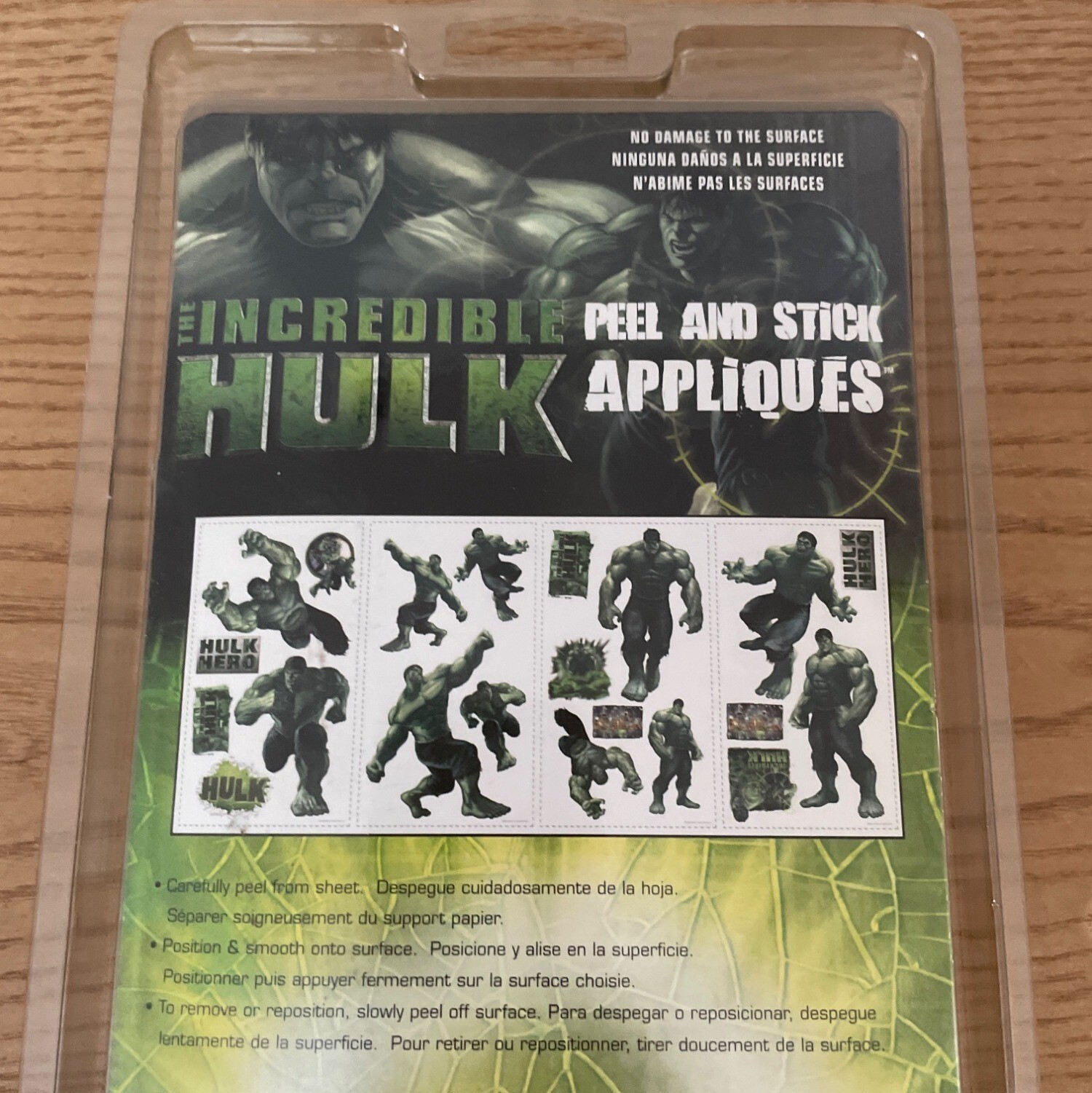 RoomMates The Incredible Hulk Peel and Stick Wall Decals Wall Art Decor Set 20+