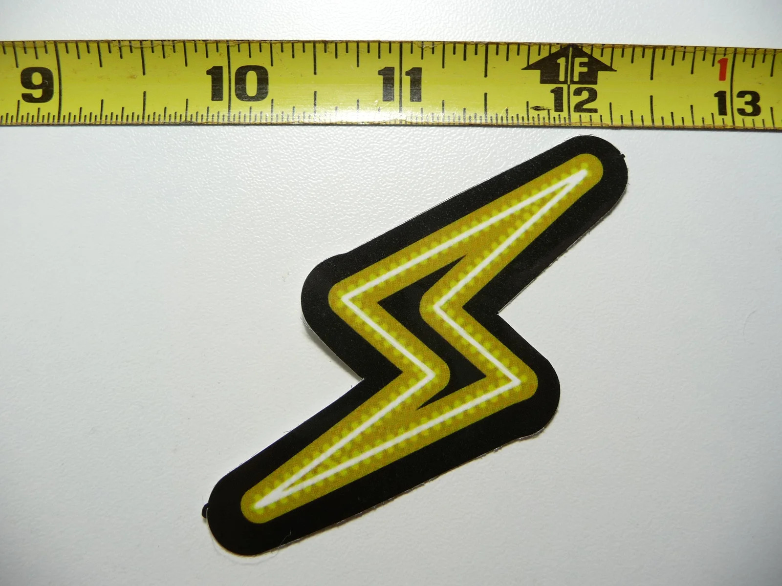 LIGHTNING BOLT NEON STYLE SMALL STICKER DECAL COLORFUL FUNNY