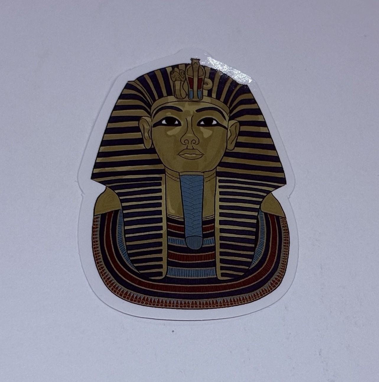 King Tut Mask Sticker Egypt Pharoah Art Decal Vinyl Country Souvenir Tc9