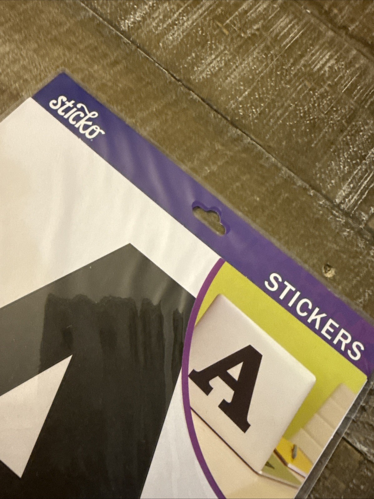 Sticko Large A Sticker 1 Piece
