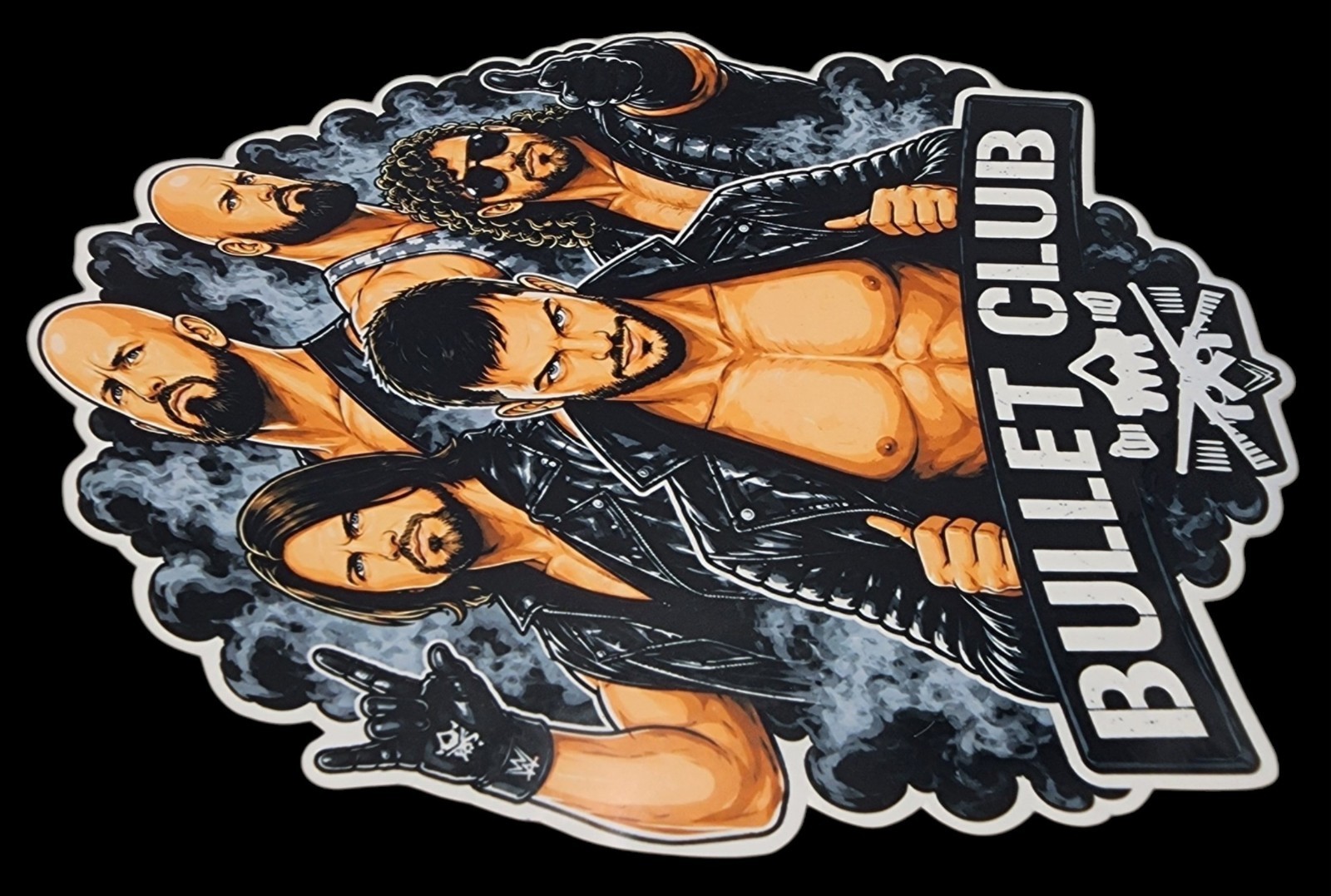 Male Wrestler Waterproof Car Decal Laptop Vinyl Sticker Large