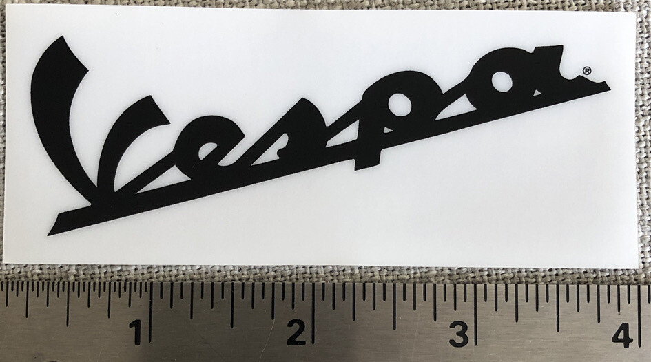 Vespa Scooter Vinyl Window Decal
