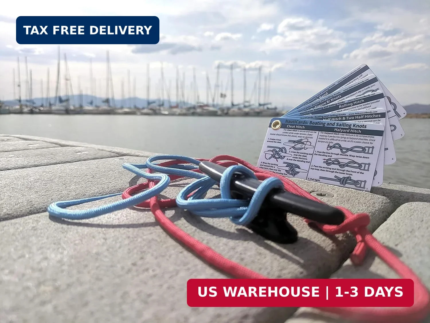 ReferenceReady Nautical Knot Tying Kit for Boaters and Sailors
