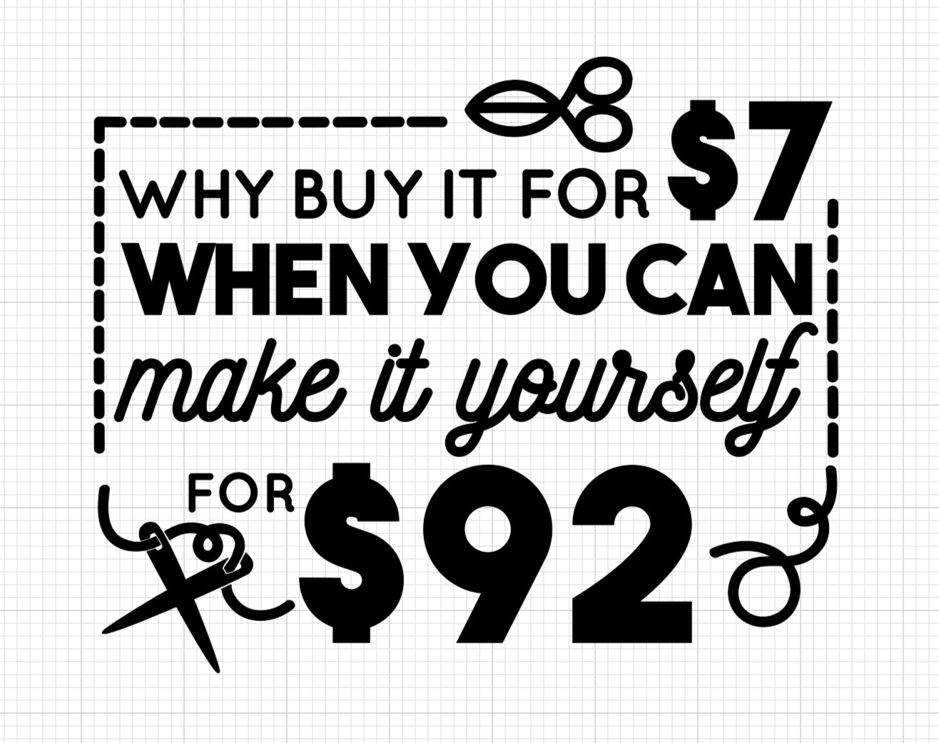 Couponing Money Saver Spender Sarcastic Funny Humor Quote Vinyl Decal Sticker