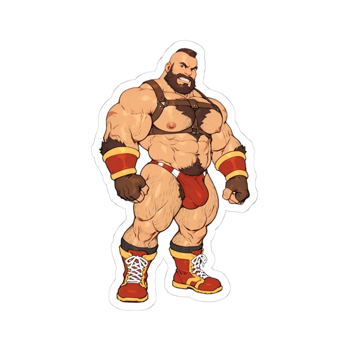 Bara Russian Wrestler – Sticker
