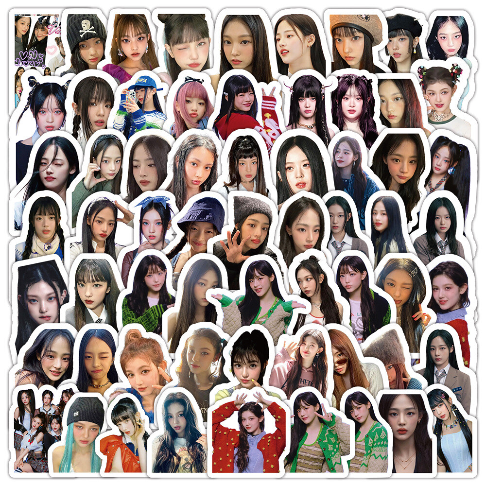 100Pcs NewJeans Sticker for Adults Teens Girls Scrapbooking Water Bottles