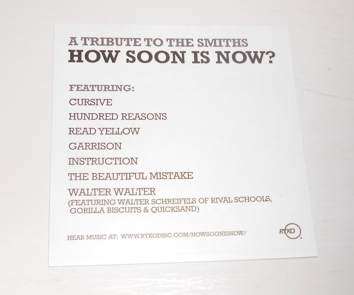 The Smiths How Soon is Now? Sticker Promo (square) 4×4