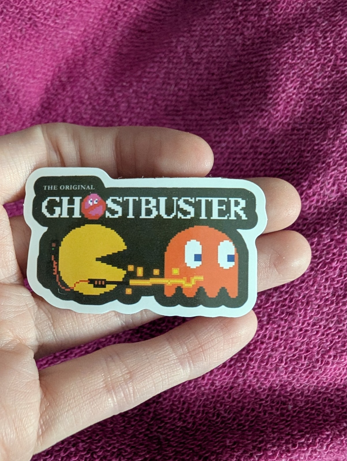 Pac-Man Sticker – Retro Arcade, Video Game, Blinky, Ghost, Pinky, Clyde