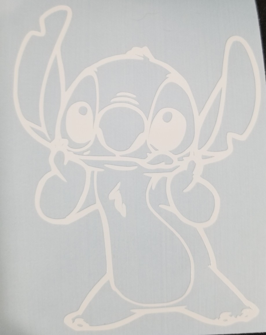 Disney Stitch tongue out Vinyl Window car Decal/Sticker