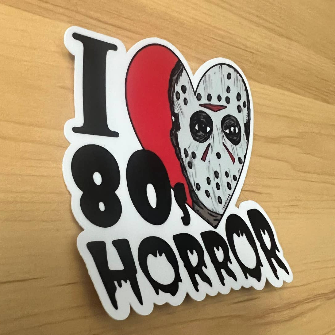 Horror Movies | 80s Horror | Funny Sticker | Vinyl Sticker