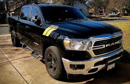 Double Bar Fender hashes stripe fit 2019 2020 2021 2022 2023 Dodge Ram 1500 2500