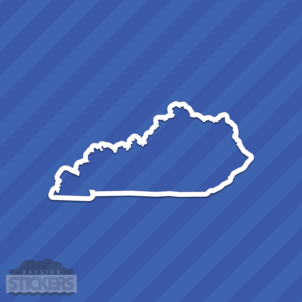 Kentucky KY State Outline Vinyl Decal Sticker