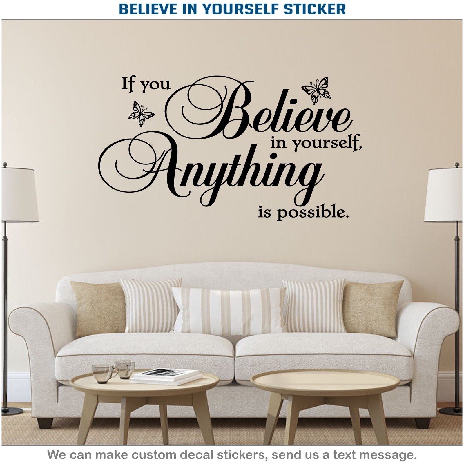 Wall Decals, Living Room Sticker, Family Home Decor, Vinyl Art, Wall Mural, 016