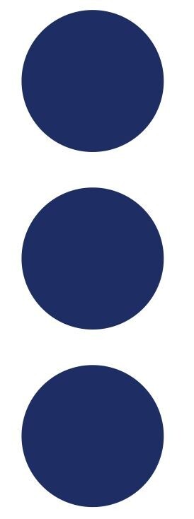2.5" Dark Blue Round Label Dots Stickers Color Coding Inventory 2.5 Inch Dot