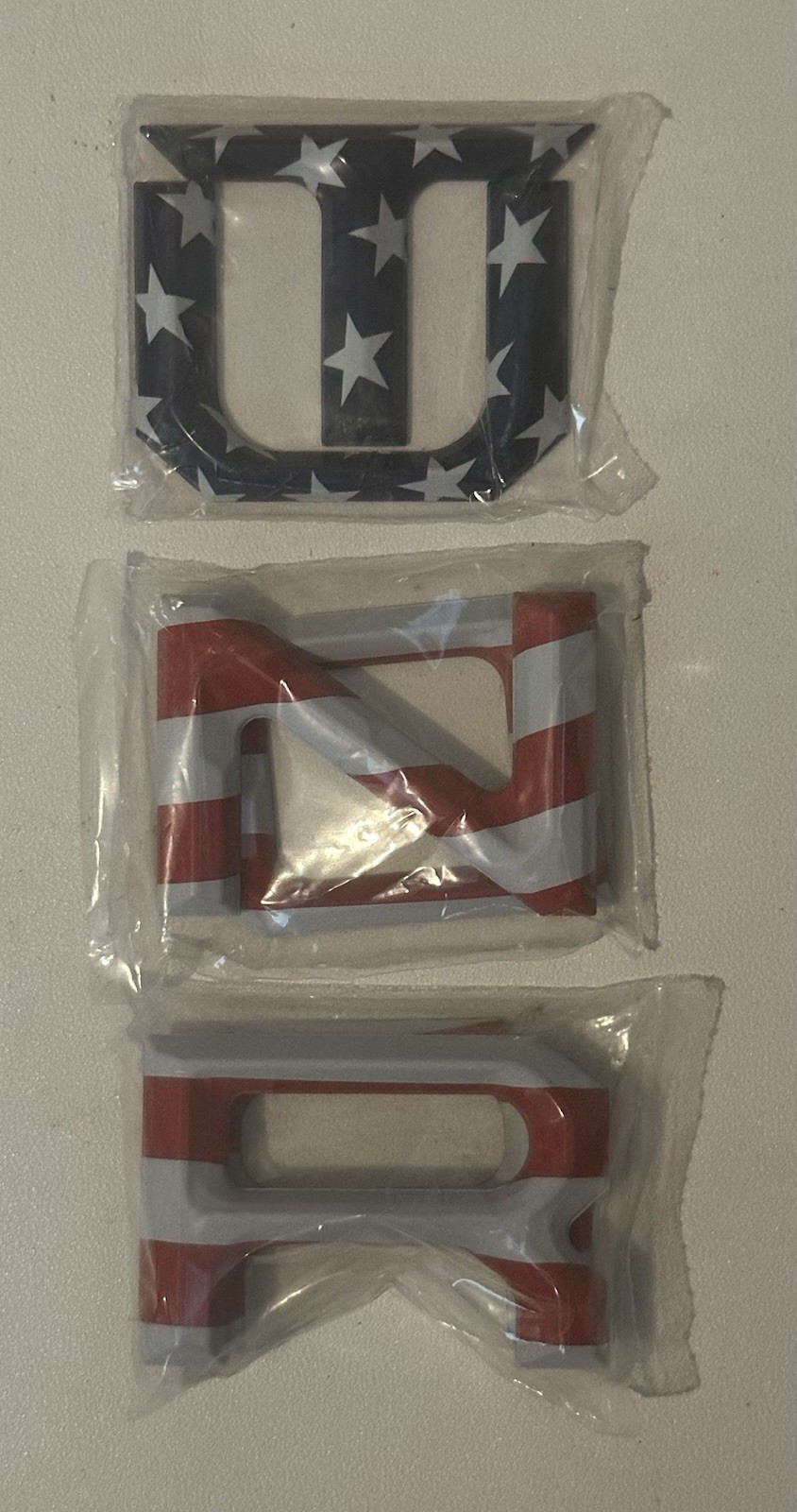EyeCatcher PRO Series Tailgate Letter Inserts for 2014-2021 Tundra, RWB USA Flag
