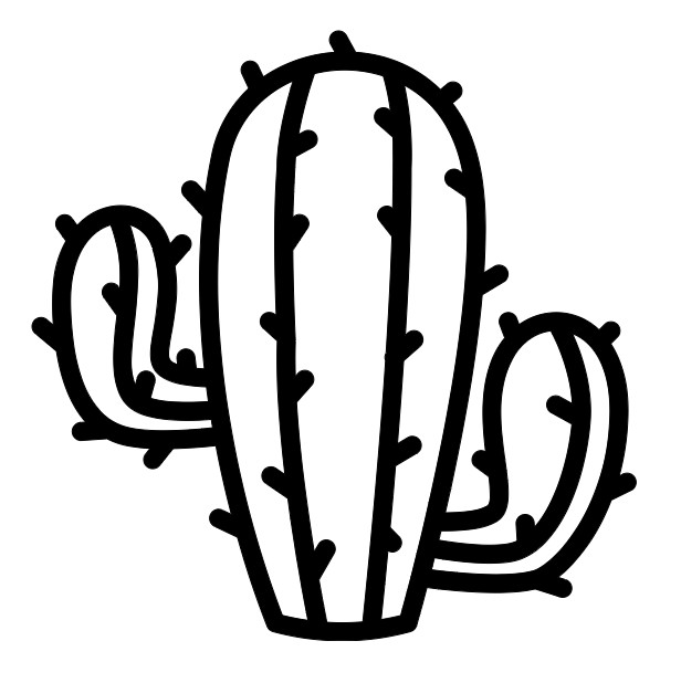 Cute Cactus Succulent Vinyl Decal Sticker Car Truck Window Laptop