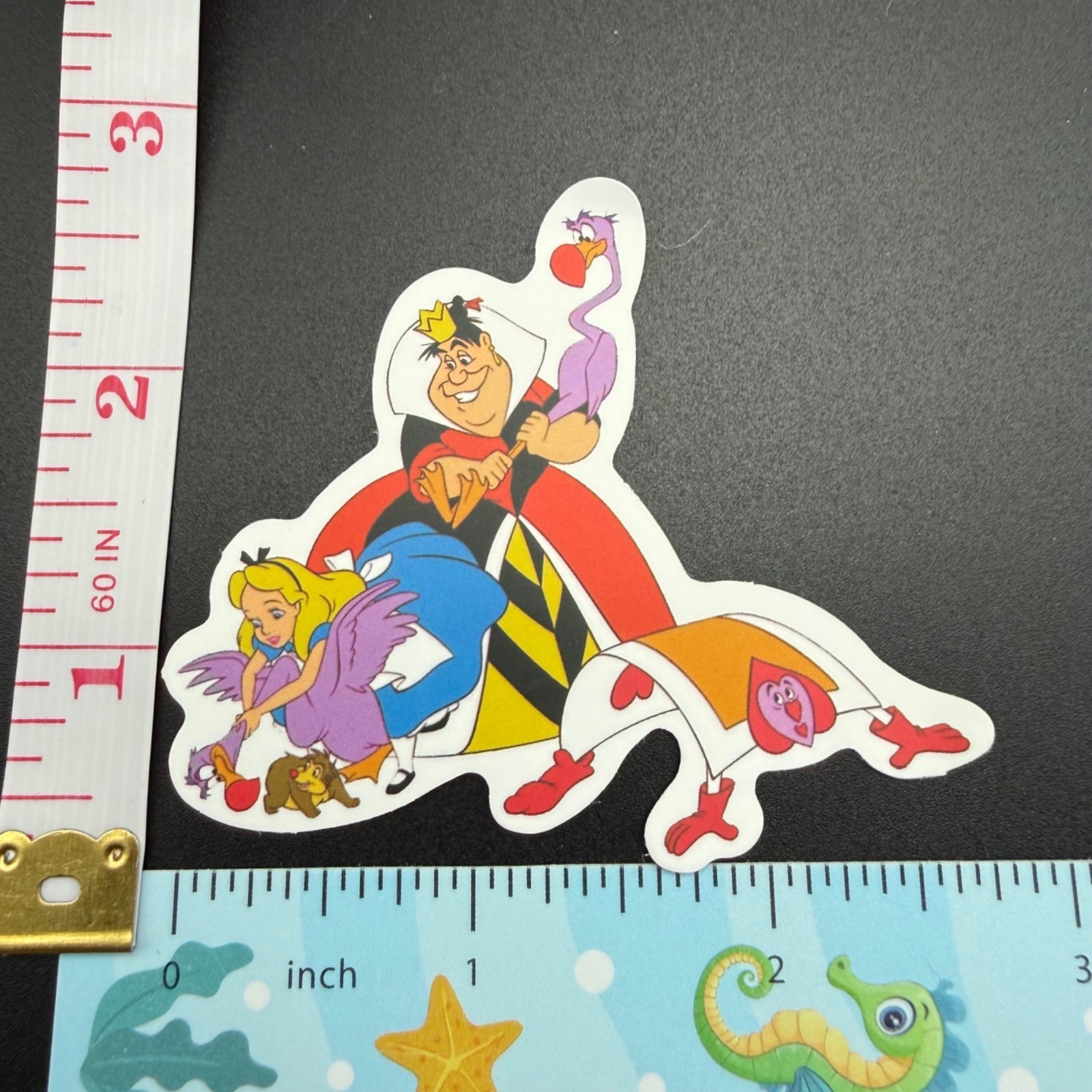 3 Stickers Disney Alice in Wonderland Vinyl Decal Laptop Phone Bottle Scrapbook