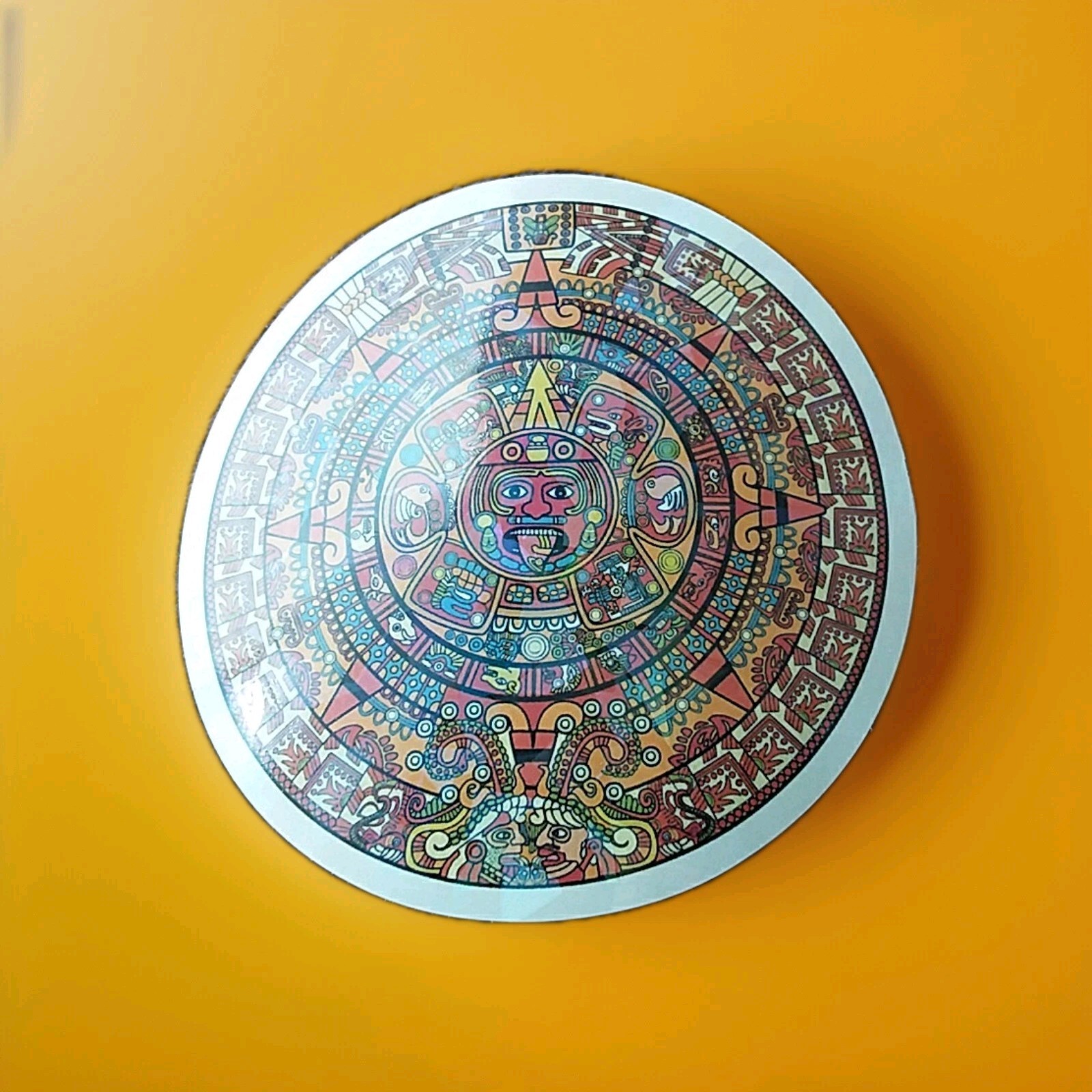 Aztec Sun Stone Sticker