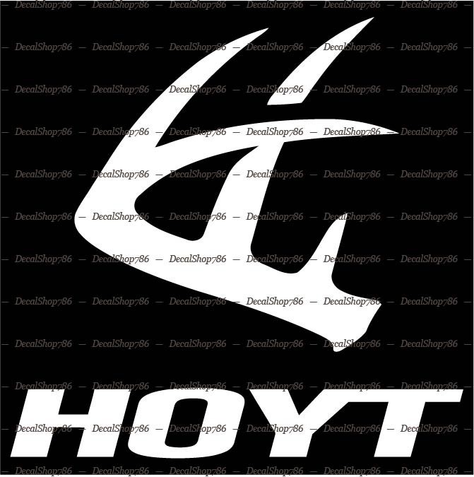 HOYT ARCHERY – Hunting/Outdoor Sports – Car Vinyl Die-Cut Peel N' Stick Decals