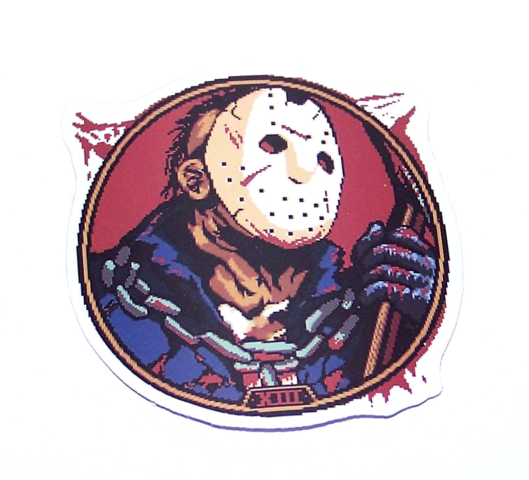 Friday the 13th – Cut Sticker Decal Movie Horror Film JASON VORHEES