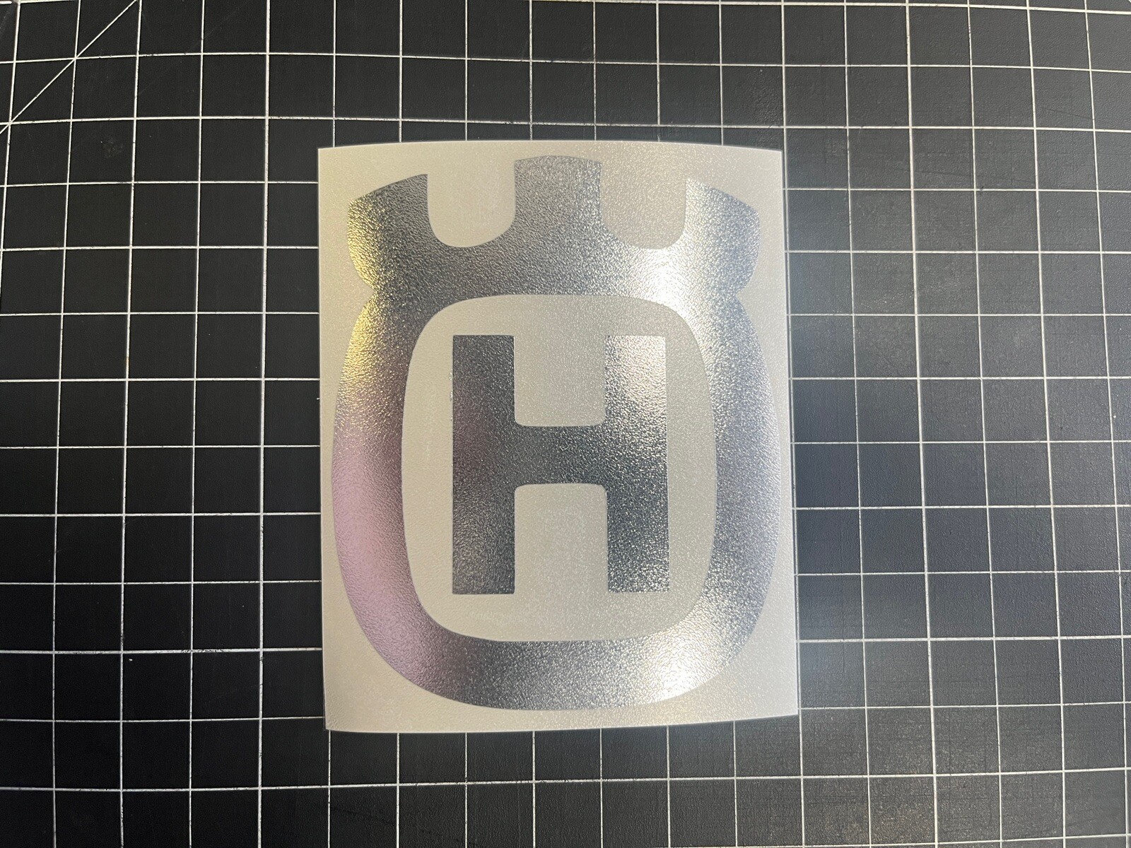 Chrome HUSQVARNA LOGO Vinyl Decal Sticker Emblem Car Truck Window 4" 6" 8"