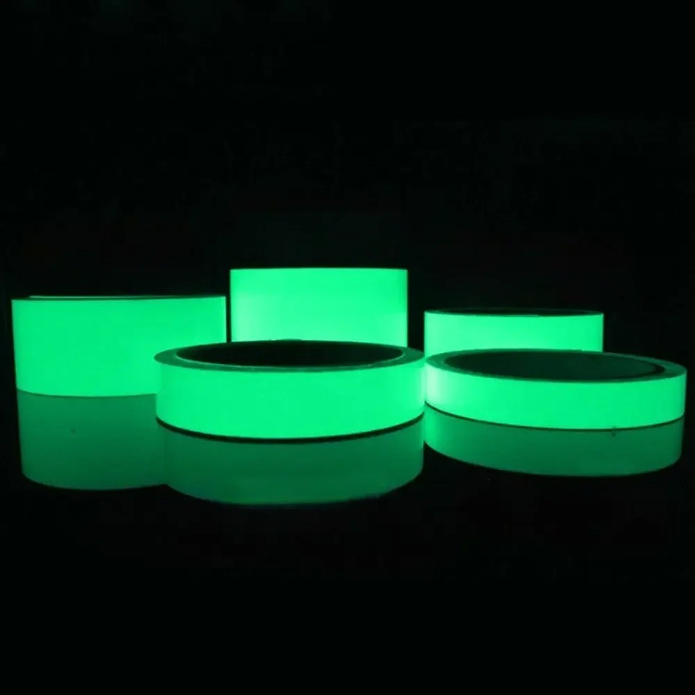 1pcs Glow Double Sided Tape Waterproof Strong Fluorescent Safety Stair Warn LED