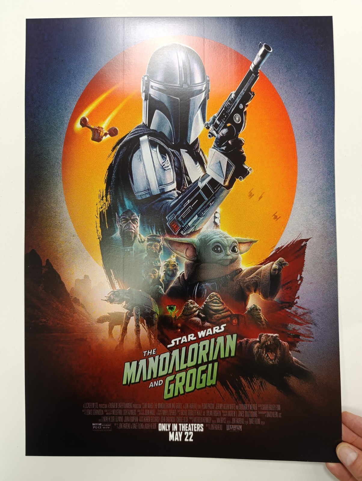 The Mandalorian And Grogu Movie New Poster Star Wars 2026 11X17