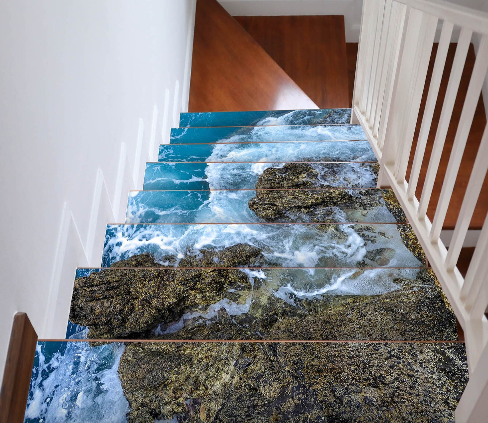 3D Ancient Reefs W085 Stairs Risers Decoration Photo Mural Vinyl Wallpaper Vera
