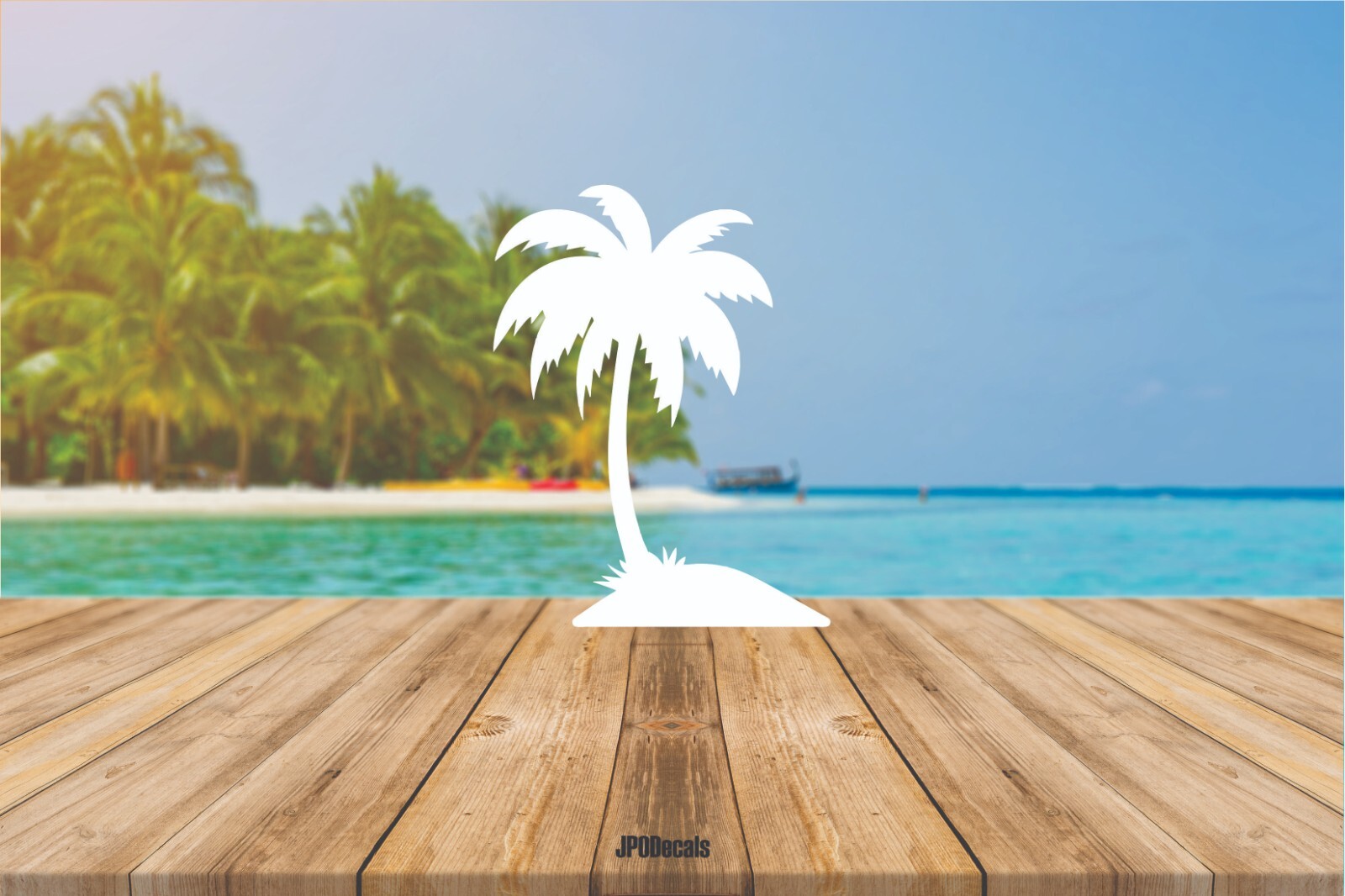 Vinyl Decal Palm Tree Style #7 Transfer Sticker Premium Quality Outdoor Vinyl