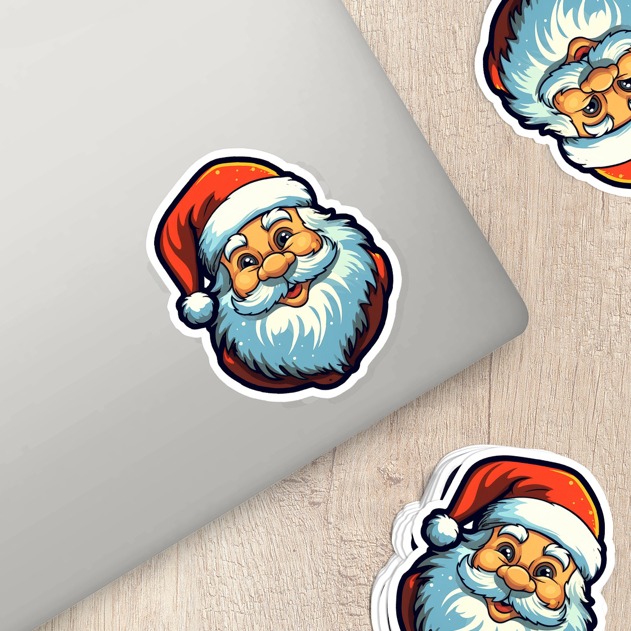 Santa Claus Vinyl Sticker – Bring the Magic of Christmas Anywhere